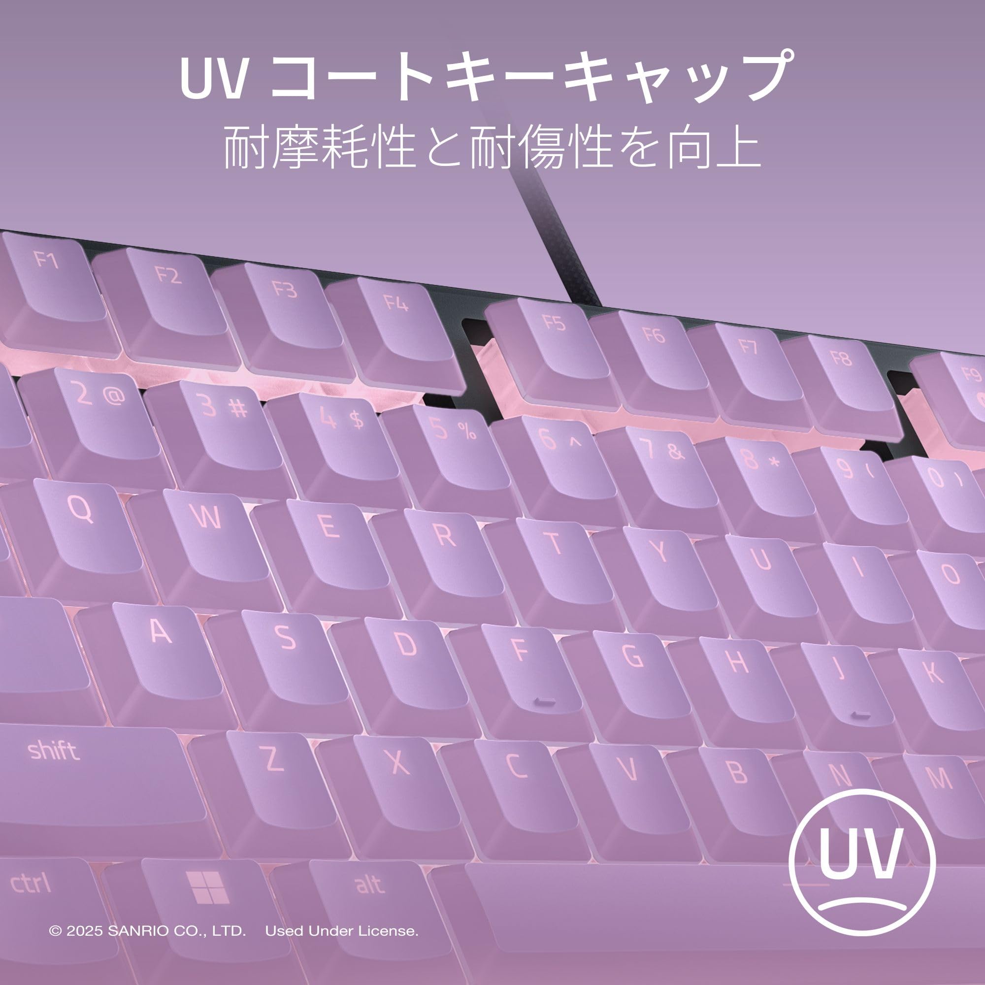 Razer Ornata V3 Tenkeyless Kuromi Edition, Numeric Keyboard, Low