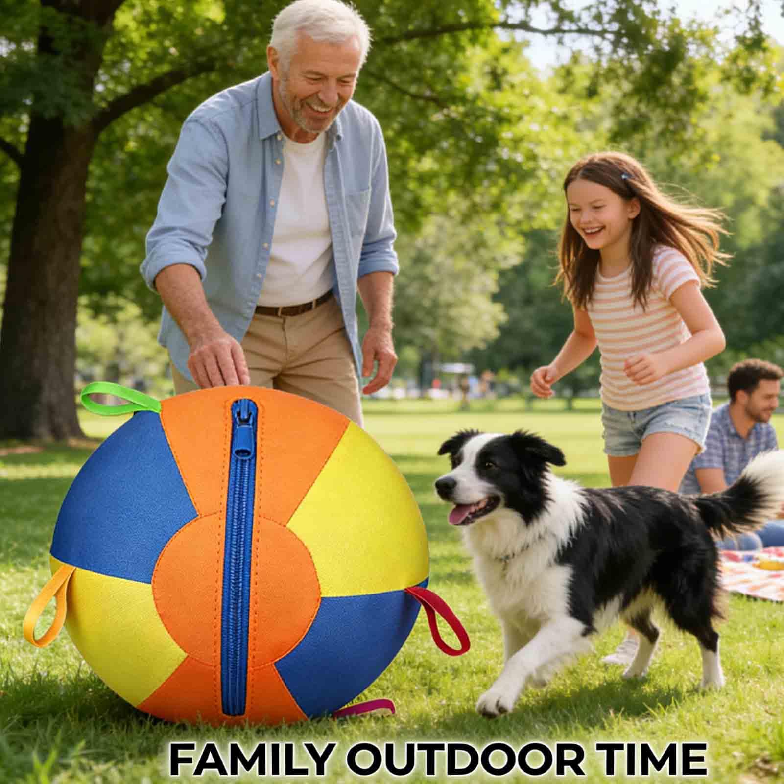 Pelota de pastoreo para perros y caballos de 18/22 pulgadas, bolas grandes inflables, juguetes de pastoreo, bola gigante para Border Collies, juguete duradero e impermeable para perros