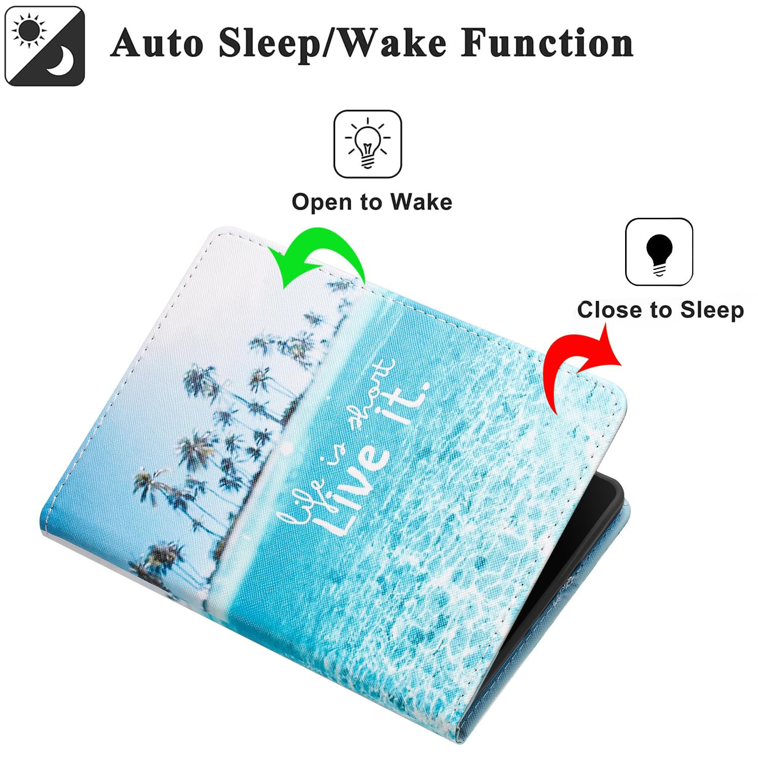 Schutzhülle für Kindle Paperwhite 17,8 cm (7 Zoll) (12. Generation 2024), PU-Leder, magnetische Hülle mit Smart Auto Wake/Sleep für 17,8 cm (7 Zoll) Kindle Paperwhite & Signature Edition &