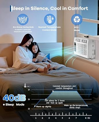 PioneerWorks Energy Efficient 6000 BTU Window Air Conditioner