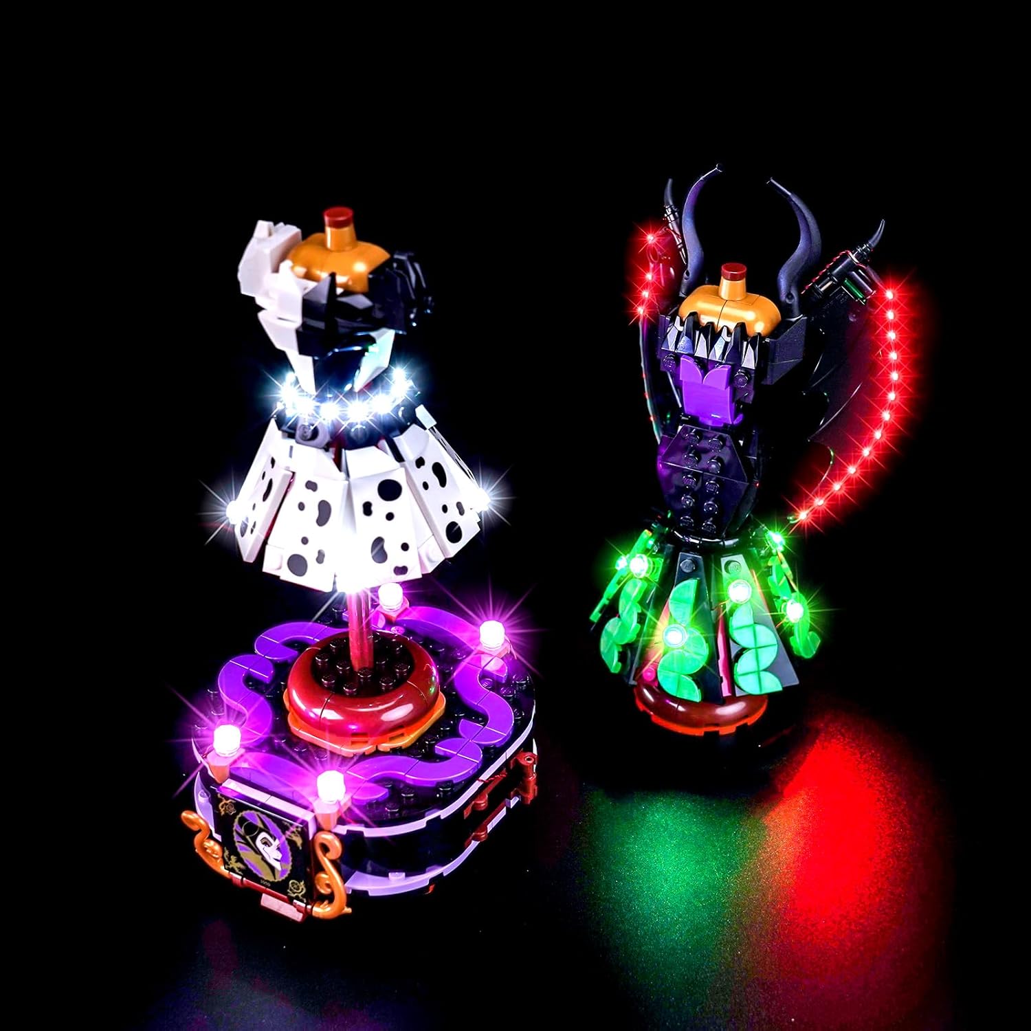LED Lighting Compatible with Lego 43262 Maleficent's and Cruella De Vil's Dresses - JUST Lights,Light Kit Compatible with Lego 43262, NOT Included The Model Set