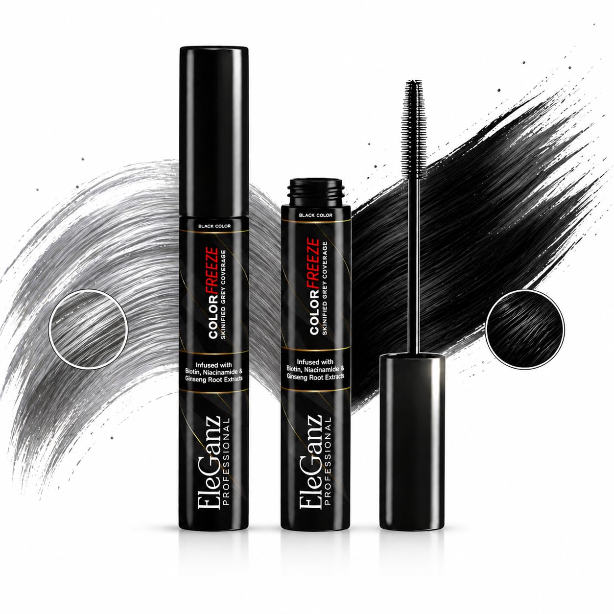 ColorFreeze - Instant Root Touch Up, with Niacinamide, Gingseng Root & Argan Oil - Black 15ml-image-12