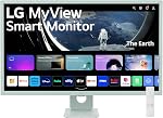 LG 27" FHD IPS MyView Smart Monitor with webOS and Built-in Speakers, Green