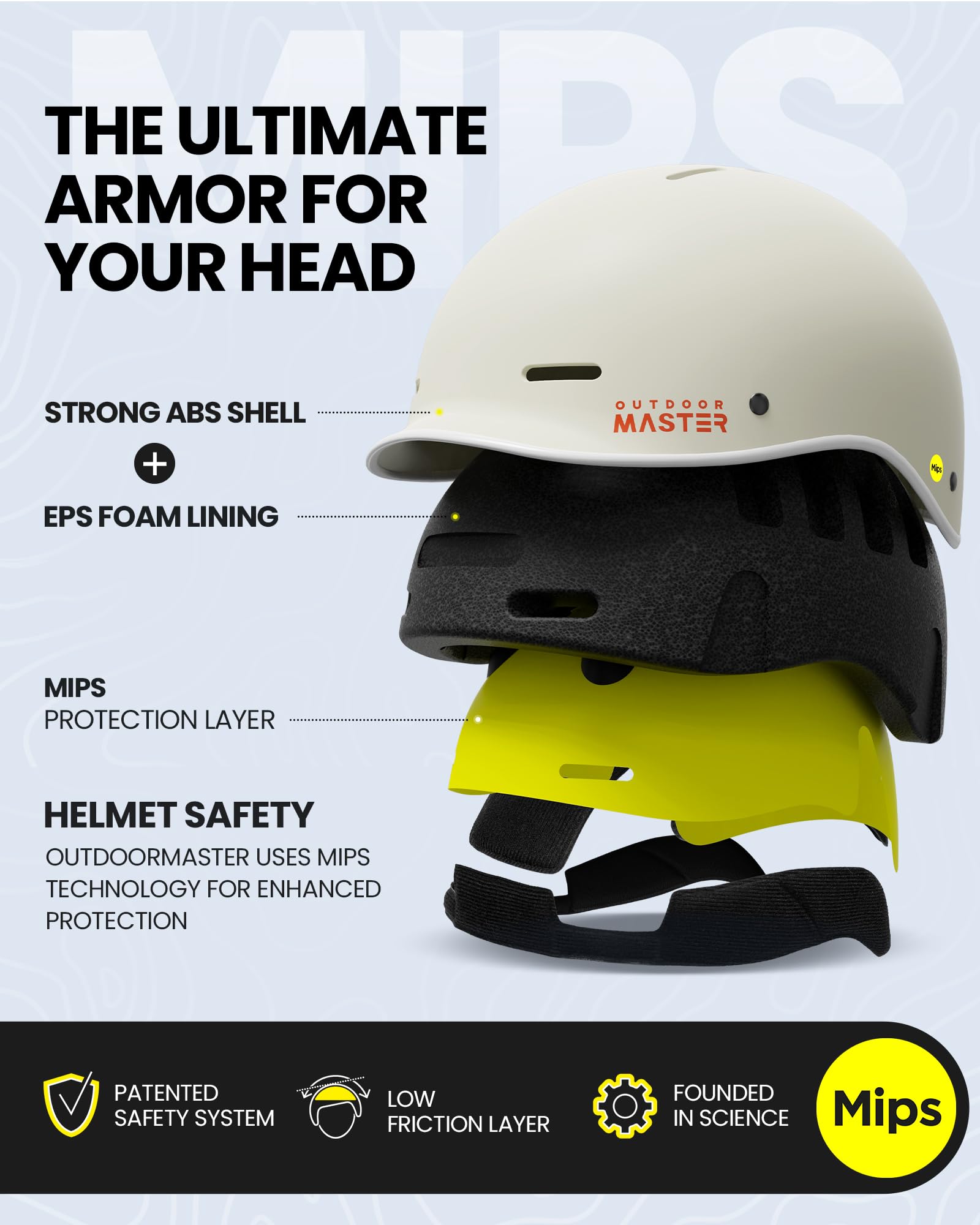 OutdoorMaster MIPS Adult Bike Helmet,Adjustable Cycling Helmet for Men & Women - Safety Certified for Bicycle Skateboard Road Bike Skating Roller Commuting Helmet