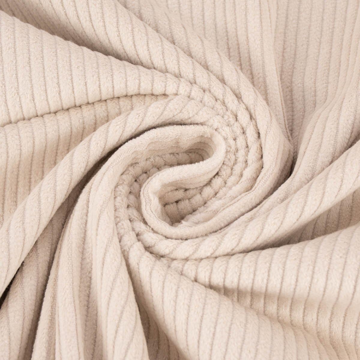 SCHÖNER LEBEN. Paraspifferi in cotone grosso beige chiaro, diverse misure, a scelta: 130 cm di lunghezza