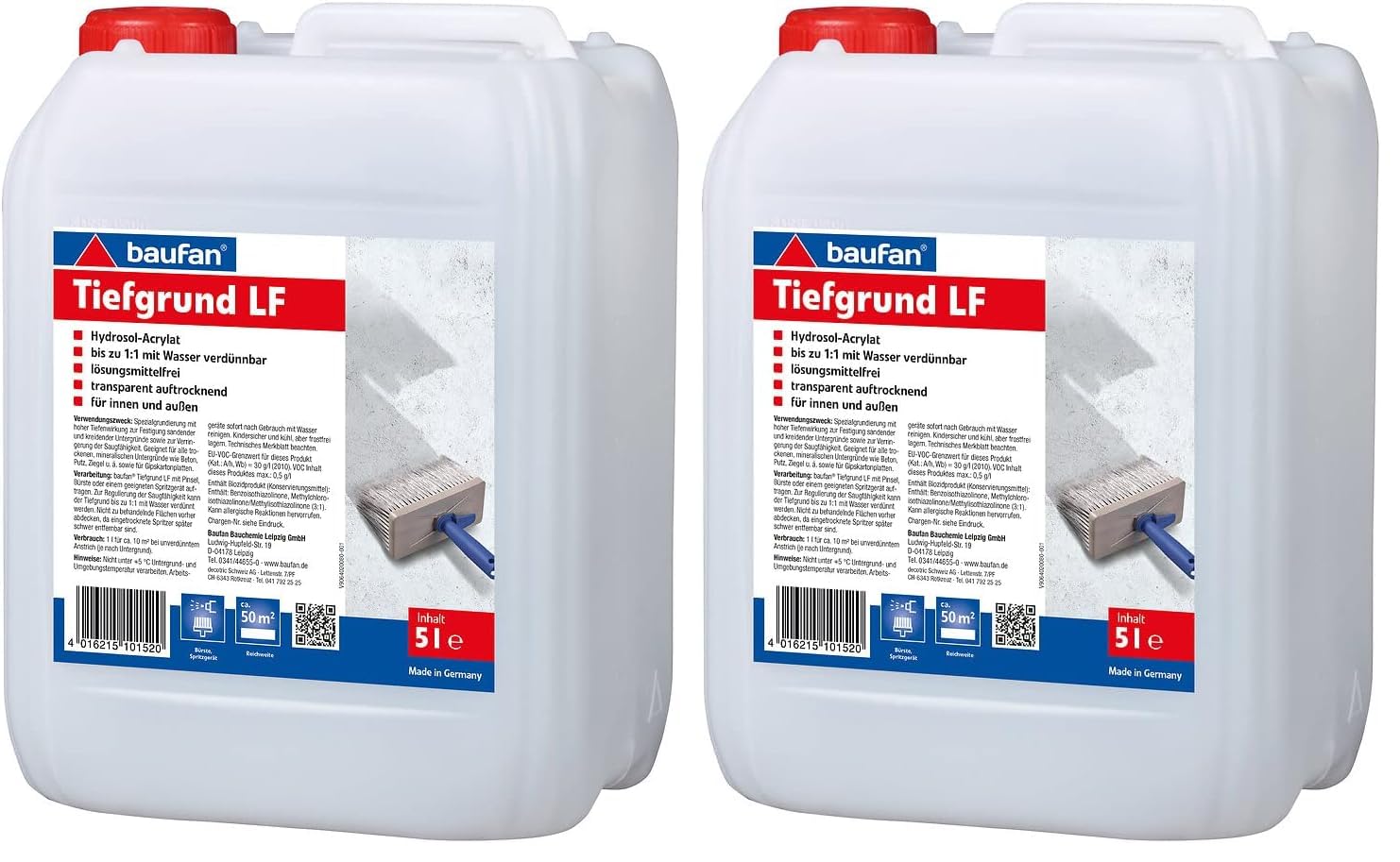 Baufan Tiefgrund 5l Konzentrat (Packung mit 2)