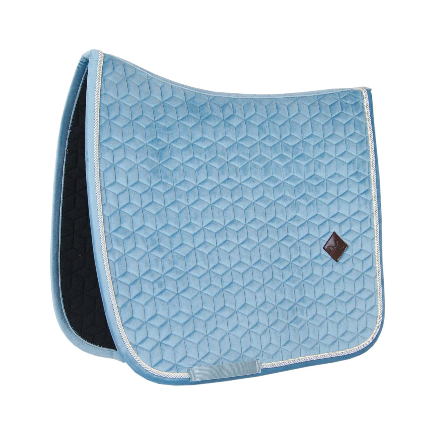 Kentucky Satteldecke - Samt - Hellblau - Satteldecke Dressur