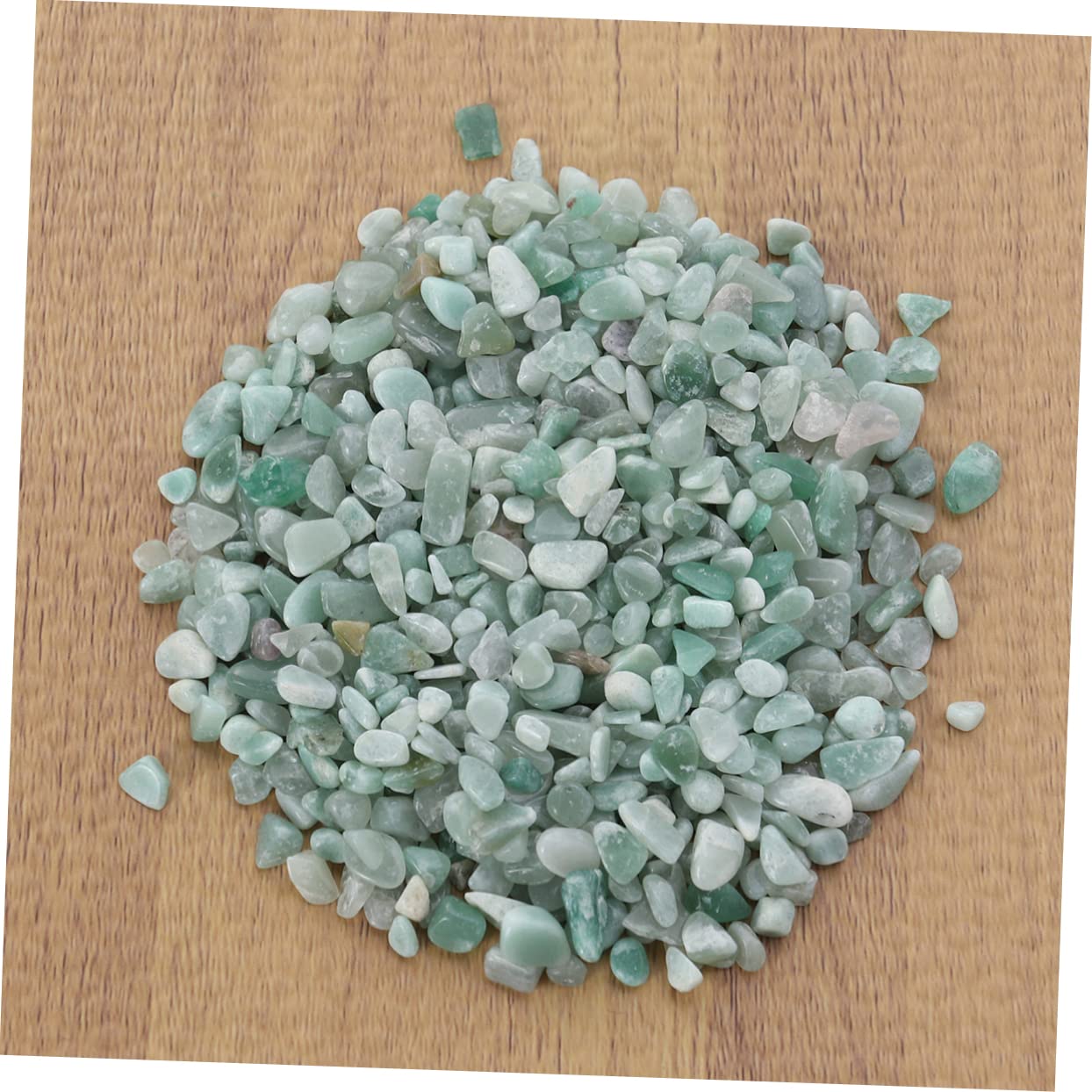 GRIRIW Elegant Aquarium Decor 100g River Rocks Polished Aventurine Stones Fish Tank Gravel