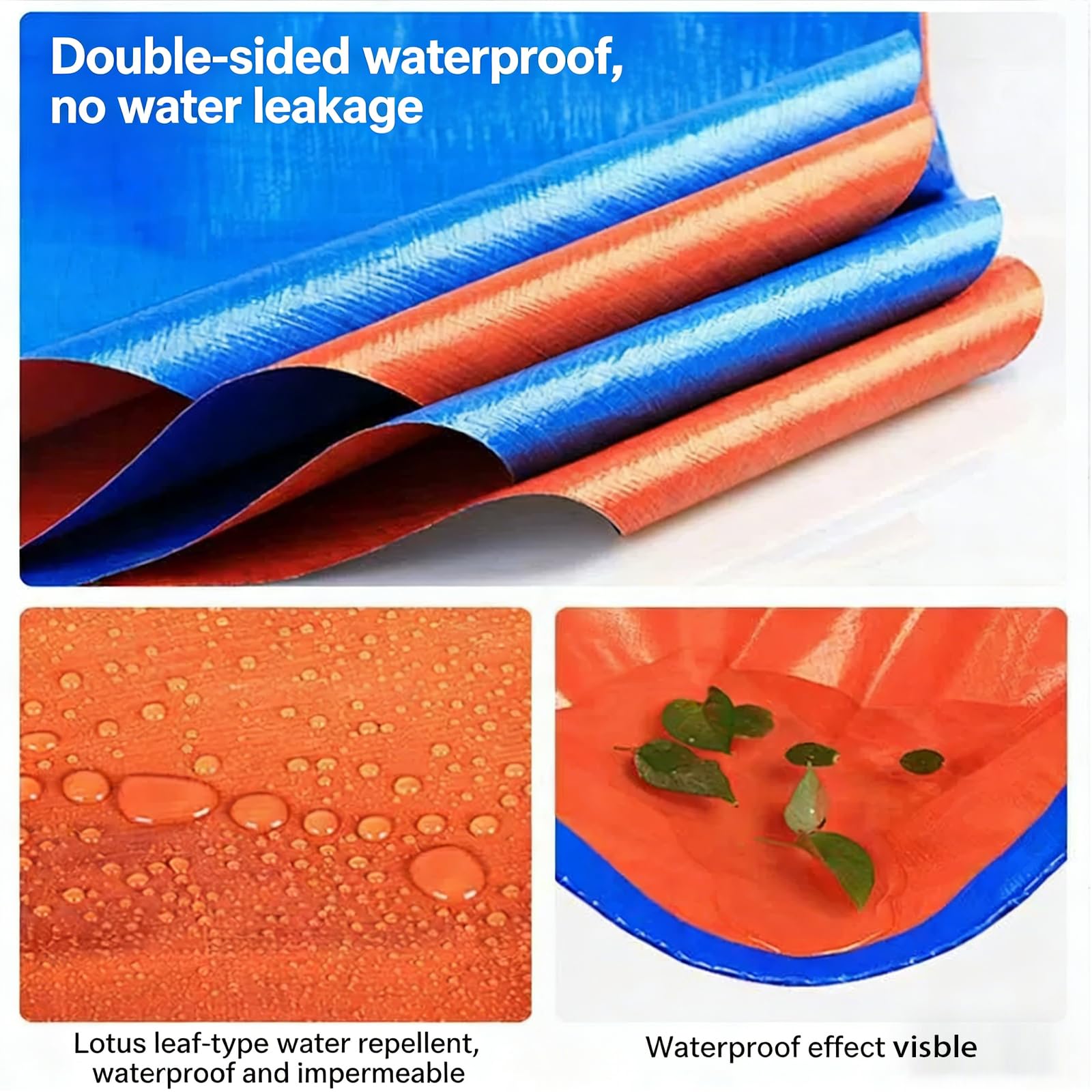 Tarpaulin Wodoodporny Heavy Duty Tarp Sheet Cover Mesh Net Shade Cloth Ochrona przed promieniowaniem UV odporna na rożdę Eco-for Greenhouse Garden Outdoor Patio Chicken Coop,Blue-4 * 5m
