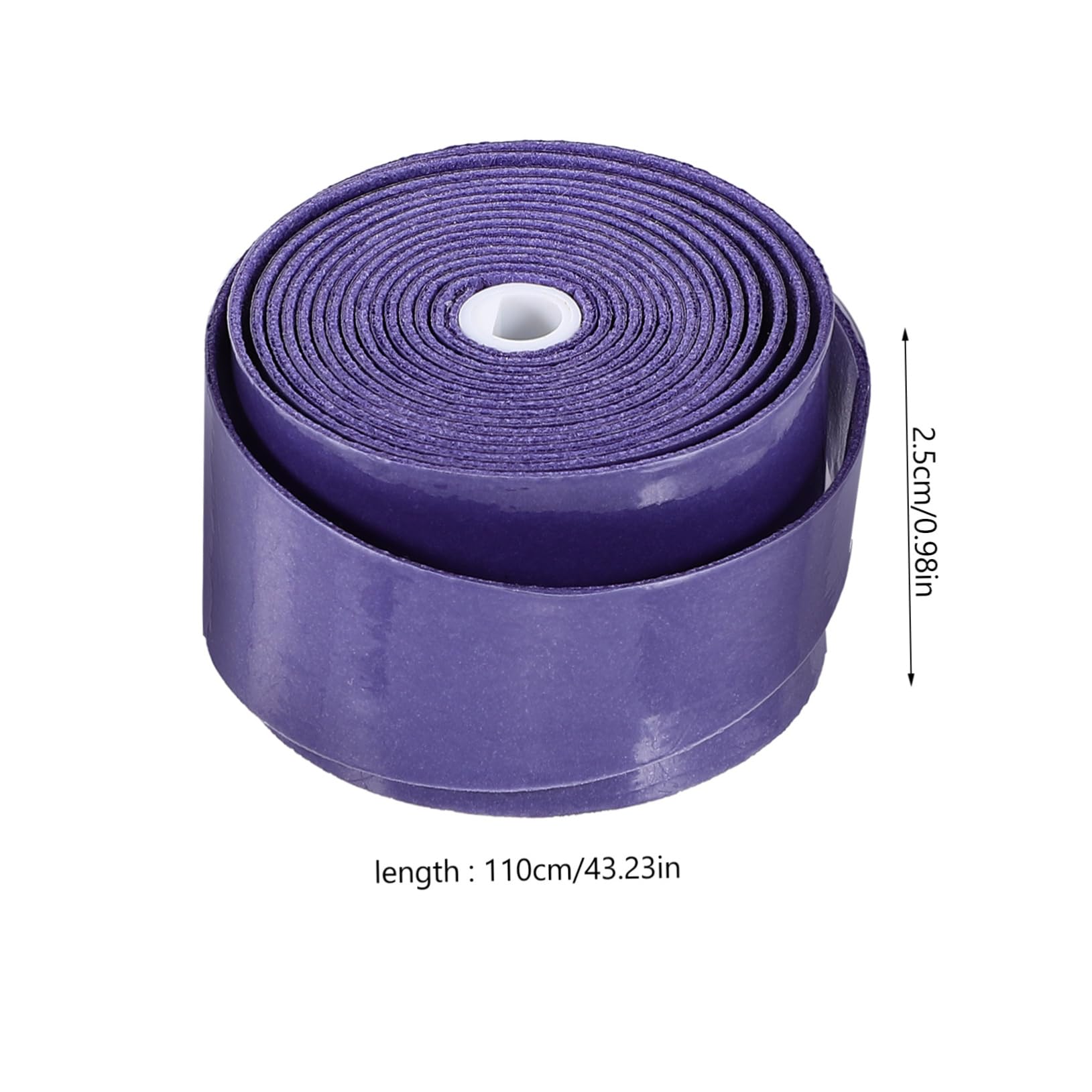 SUPVOX 10 Rolls Purple Racket Grip Tape Fishing Rod Protective Belt Badminton Racket Grip Absorbent Tennis Grip Tapes