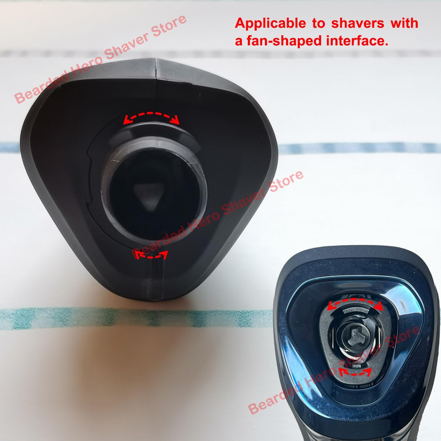 Nose Ear Hair Trimmer Attachment AC40 fits Philips Shaver S5531 S5581 S5666 S7731 S7782 S8050 S9931 S9982