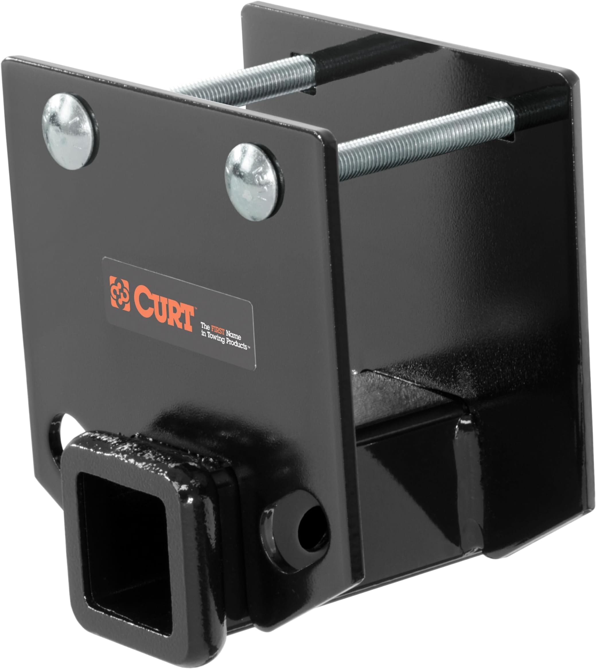 Curt 19100 Camper Rv Bumper Hitch, Fits 4-Inch Beam, 2-In Receiver, 3,500 Lbs