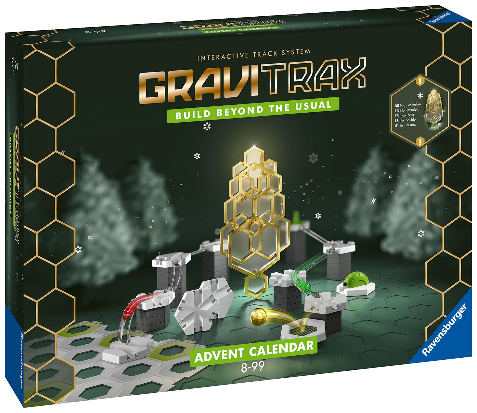 Ravensburger GraviTrax Adventskalender - Ideal für GraviTrax Anfänger und Fans, Konstruktionsspielzeug für Kinder ab 8 Jahren