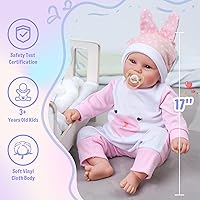 Vista 4 de BABESIDE Muñecas de bebé Reborn, muñeca bebé recién nacida de vinilo suave de 20 pulgadas, muñeca bebé realista y poseable, muñecas bebé realistas
