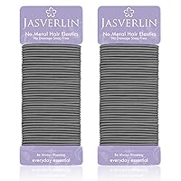 Vista 10 de Ligas finas para el cabello, pequeñas bandas elásticas de goma para textura fina y media, soportes para cola de caballo de larga duración