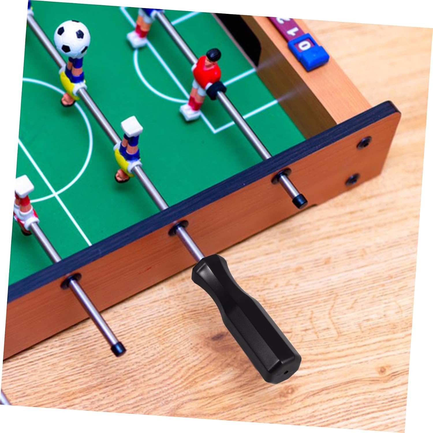 Milisten 16pcs Foosball Handles Replacement Parts for Table Soccer Game Sturdy Grip Accessories for Adults and Boys and Girls Compatible Standard Foosball Tables