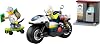 LEGO City Police Motorcycle Tracking Creative Toy Making Set (65 Pieces) Including Police Motorcycle Toy for Girls and Boys Over 60455-4 Years Old, Burglar Escape Skateboard and Mini Pop-Up ATM