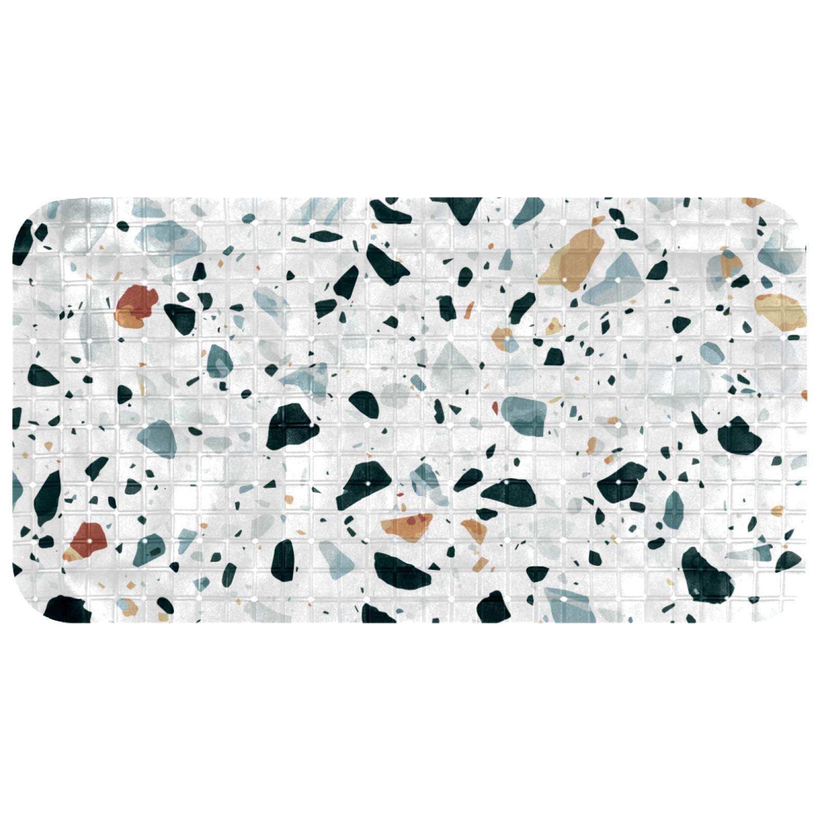 Tapis de bain pour douche anti-glisse Bennigiry pour sol glissant 35x67cm