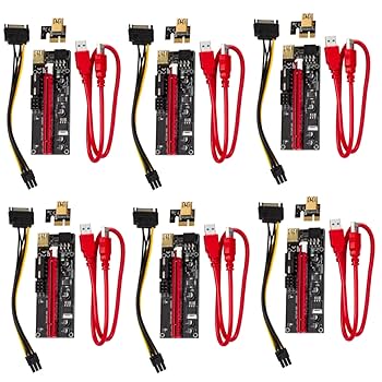 Amazon.co.jp: PCIeライザー付きマイニングリグフレーム 6/8 gpu