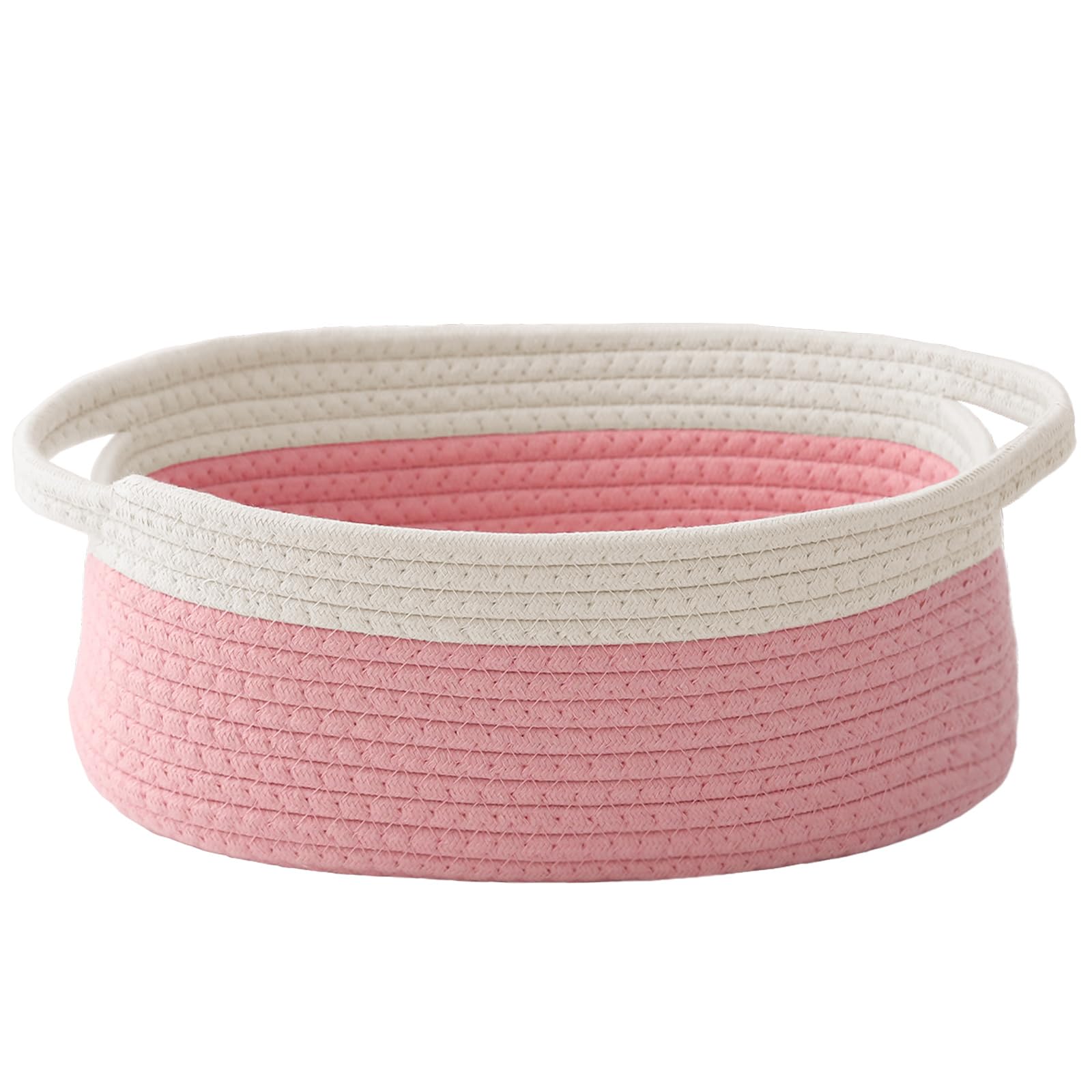 Small Woven Basket - White Gift Basket -10
