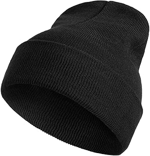Sponsored You’re seeing this ad based on the product’s relevance to your search query.Learn more about this advertisement SERIMANEA Men's Knitted Acrylic Beanie Hat for Men Warm, Soft and Comfortable Headwear for Cold Days in Autumn and Winter - One Size Fits All
