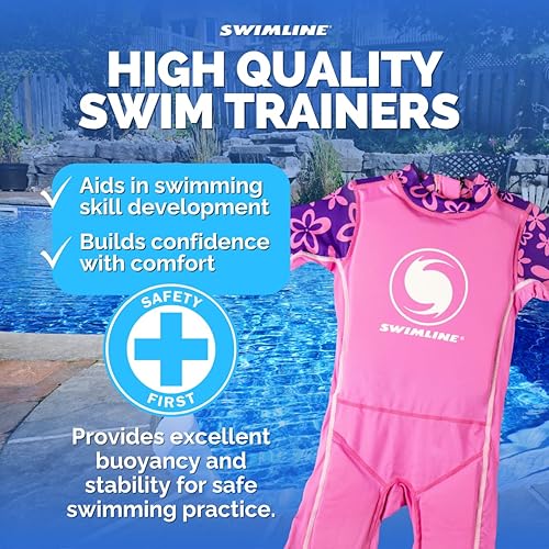 Miniatura 2 de Swimline Traje de entrenamiento flotante de licra para niñas