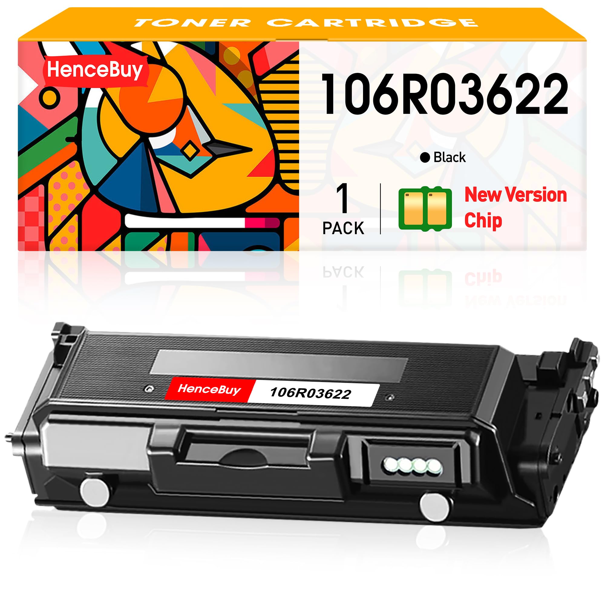 Compatible Toner Cartridge Replacement for Xerox 3335 3345 3330 106R03622 for Xerox WorkCentre 3335/DNI 3345/DNI Phaser 3330/DNI Printer, High Capacity 8,500 Pages (1-Pack, Black)