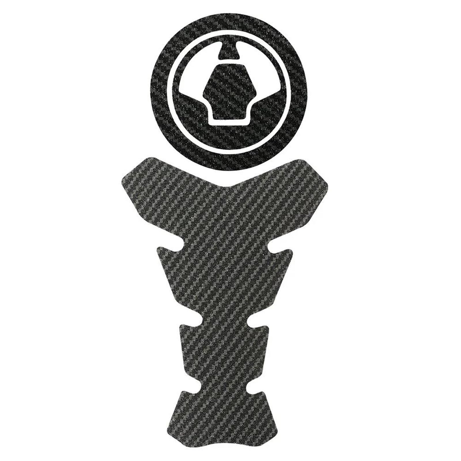 Carbon Fiber Fuel Tank Pad Oil Gas Cap Protector Sticker for Kawasaki for Z750 for Z1000 for ZXR250 for Ninja 400 Bike Tank Film(Color12)
