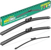 Vista 27 de Juego de hojas de repuesto para limpiaparabrisas delantero y trasero de 24, 20, 11 pulgadas, calidad prémium, para todo tipo de clima, calidad