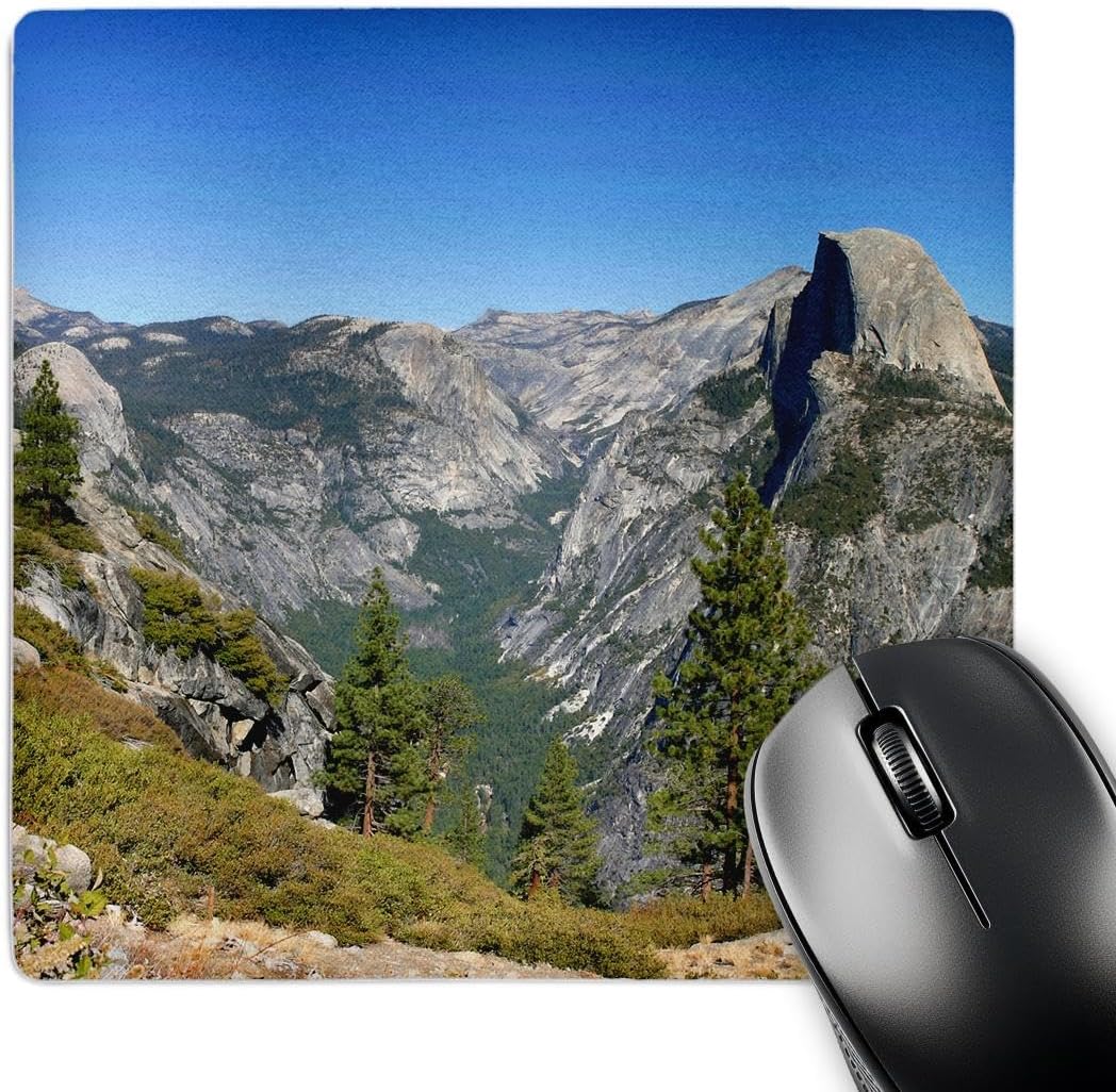 3drose Yosemite National Park with Half Dome - Mouse Pad