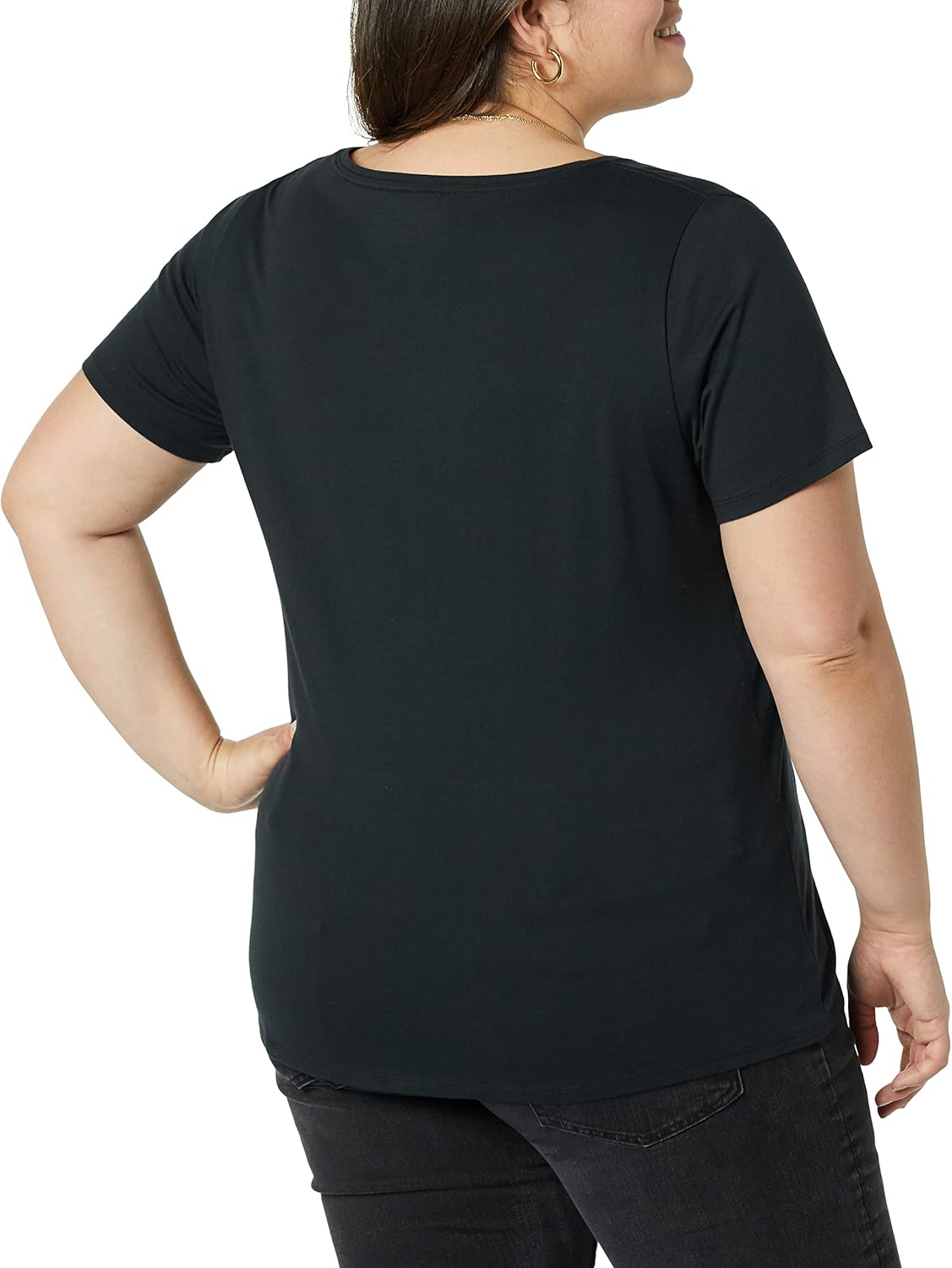 Amazon Essentials womens Regular-Fit 100% Cotton Short-Sleeve Crewneck T-Shirt (Available in Plus Size) - Image 3