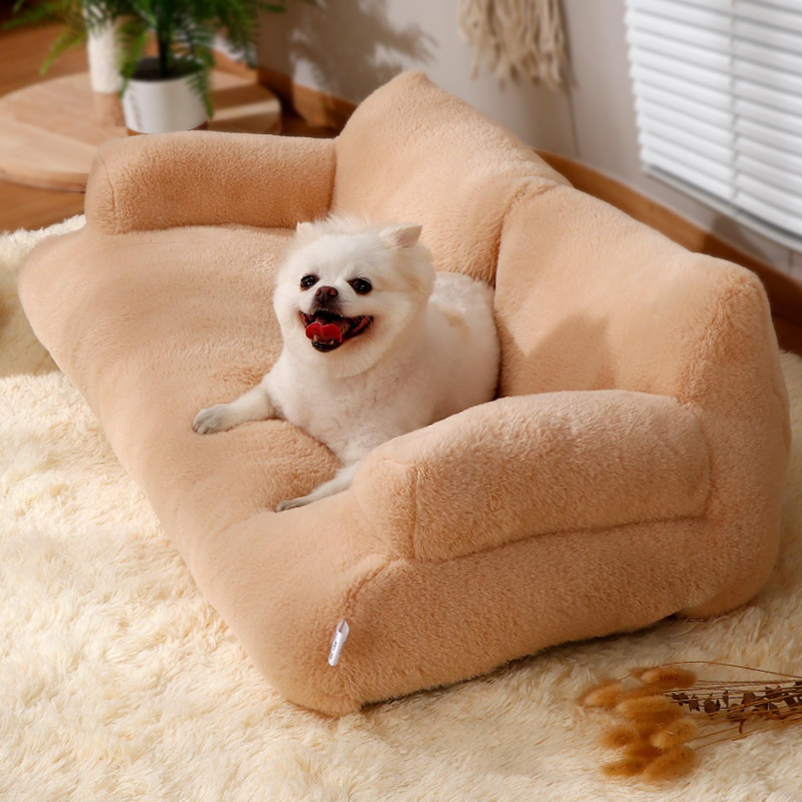Sofá y Sillón para Perro, Sofá para Perro, Sofá para Gato, Sofá Cama Suave y Calmante Sofá Sofá para Mascotas con Extraíble y Lavable