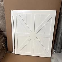 Porch Single Panel Swinging Half Door, 45 44 42 40 38 36 34 32 30 28 26 24 Inch Extra Wide Cafe Door for Kitchen Bathroom Stairs Laundry Room and Deck  Color H 40in101.6 cm , Size W 40in101.6c