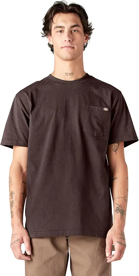 Dickies Men's Short Sleeve Heavyweight Crew Neck