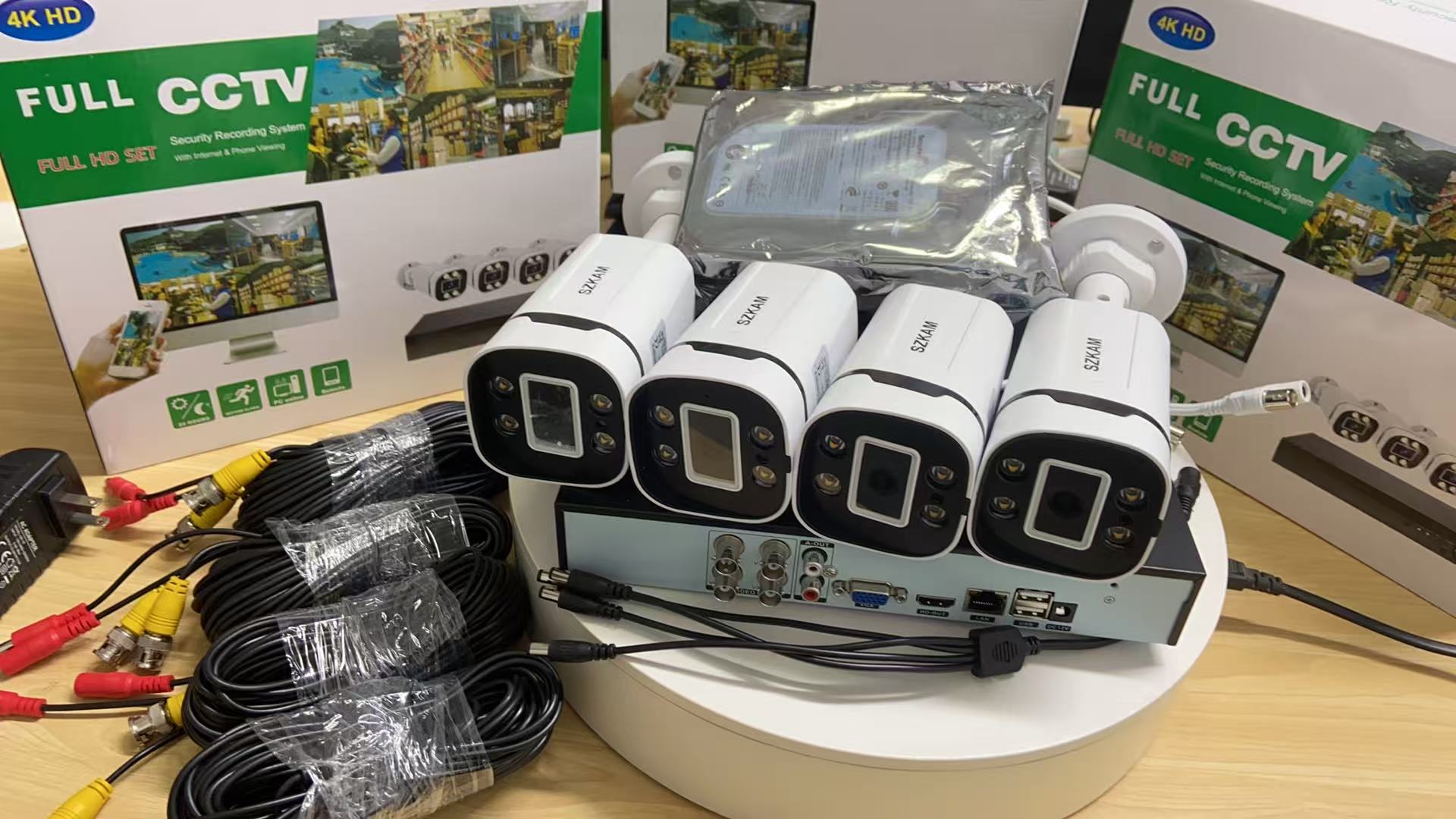 Amazon.com : Home Security System 4Ch DVR Kits with 4pcs 1080P