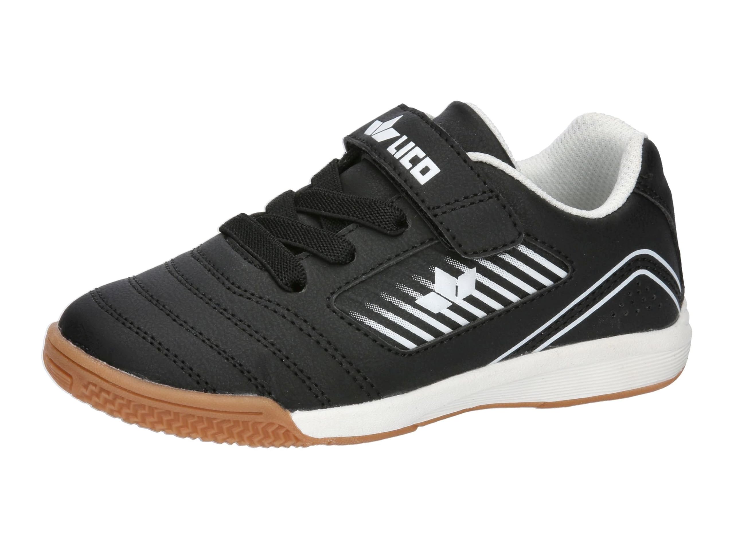 Lico Chaska VS Indoor Sneakers, Schwarz/Weiss, 13 UK Child