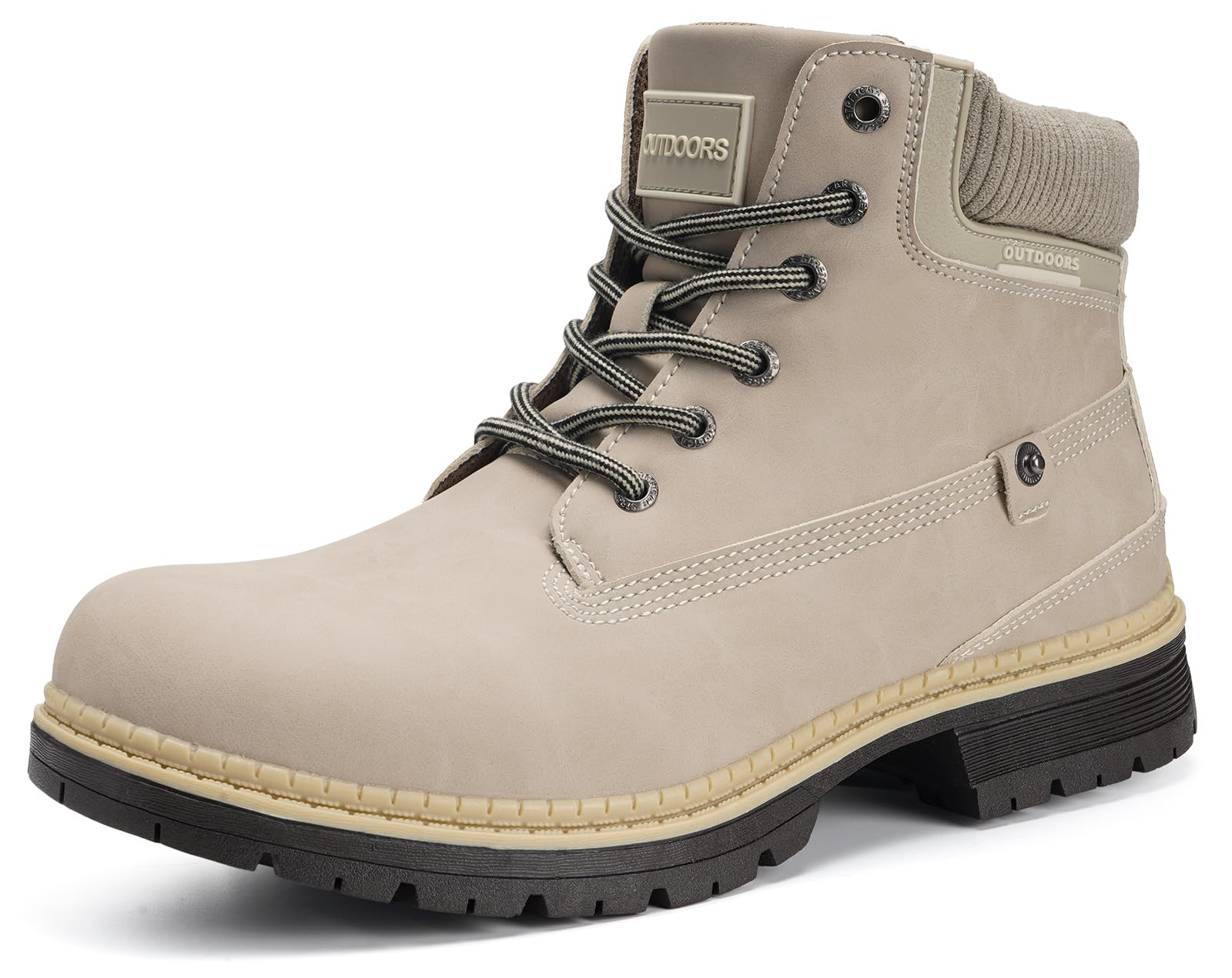 Stivali Uomo Donna Inverno Scarpe da Neve Caldi Snow Boots Impermeabili Stivaletti Pelliccia Stringate Outdoor