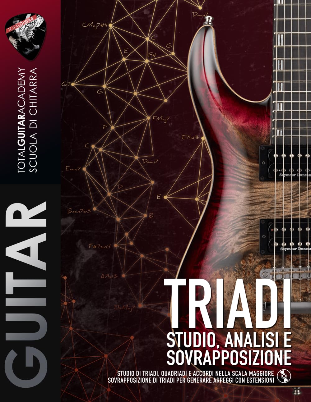 Triadi: Studio, Analisi e Sovrapposizione: Studio di triadi, quadriadi e accordi nella scala Maggiore. Sovrapposizione di triadi per arpeggi con estensioni: 2