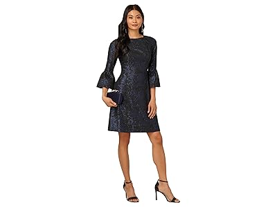 Adrianna Papell A-line Jacquard Dress Women