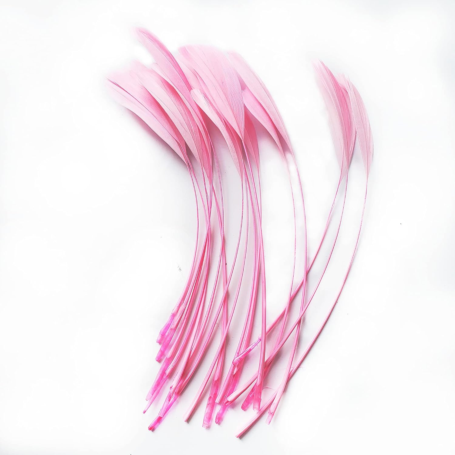 HAPPY FEATHER 40PCS 5-7 inch Goose Feathers for Crafts, DIY, Dream Catchers, Party Decorations Accessories-White