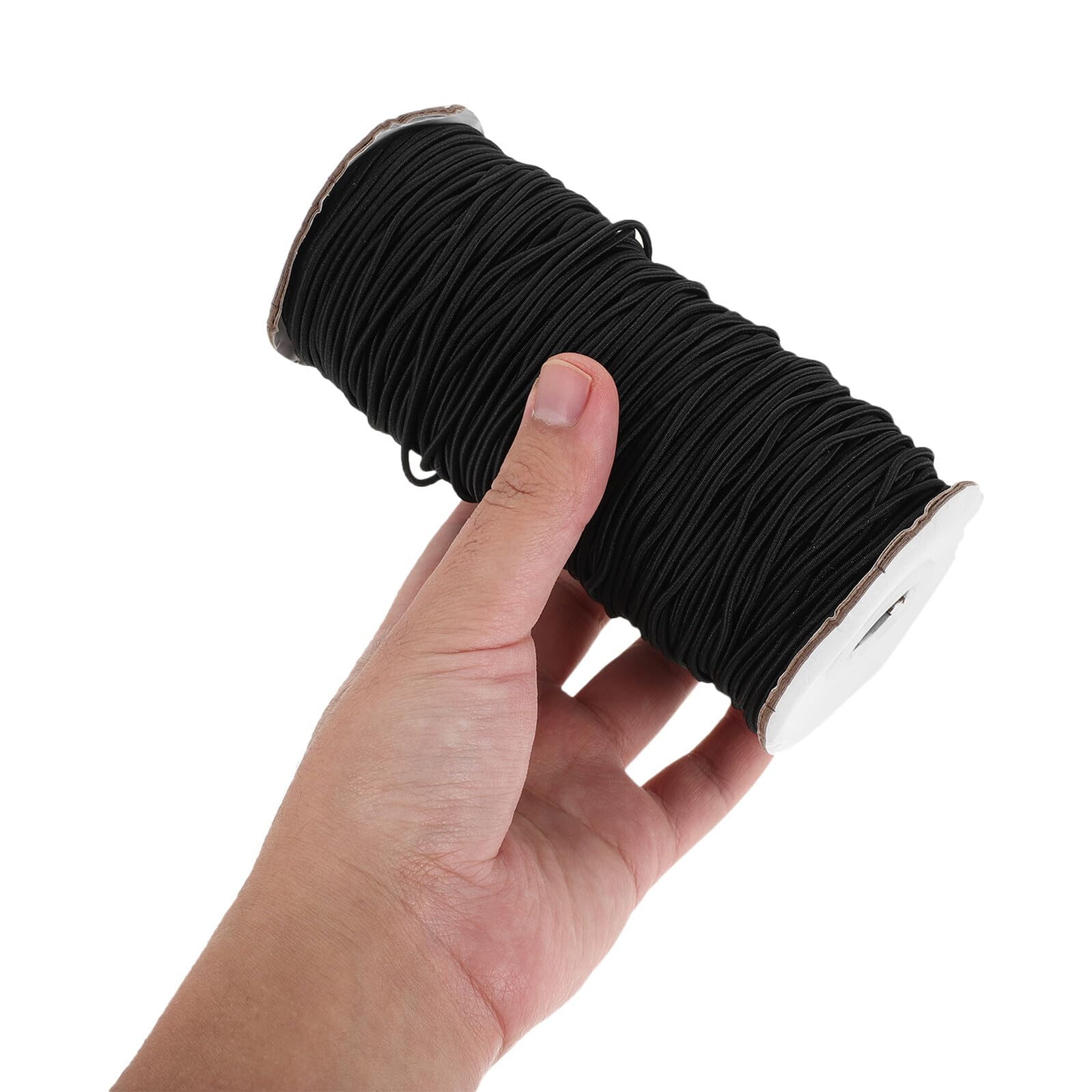 COHEALI Filo Elastico per Braccialetti 3 Mm Nero 100 Iarde, Cordino Elastico per Gioielli Fai da Te, Resistente e Liscio per Creazione di Collane, Perline e Accessori Artigianali