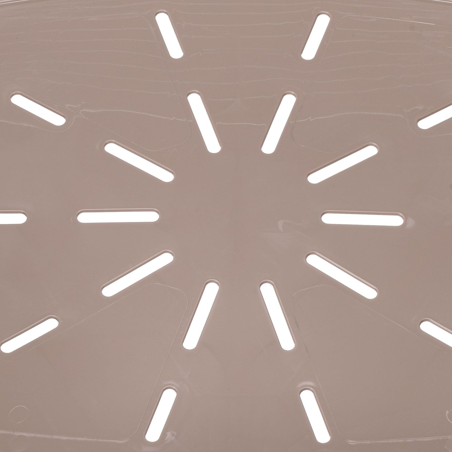 Ferplast Cat Bed, Plastic Dog Bed Medium, Ventilation Holes and Non-Slip Rubber Feet for Added Stability 70,5 x 52 x h. 23.5 cm. Taupe