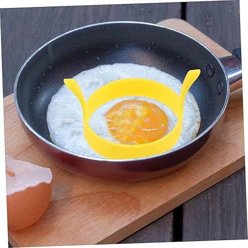 Miniatura 2 de FUNOMOCYA 8 moldes para panqueques para niños, anillos de tortilla, para hacer sándwiches de huevo, moldes de anillo de plantilla circular para