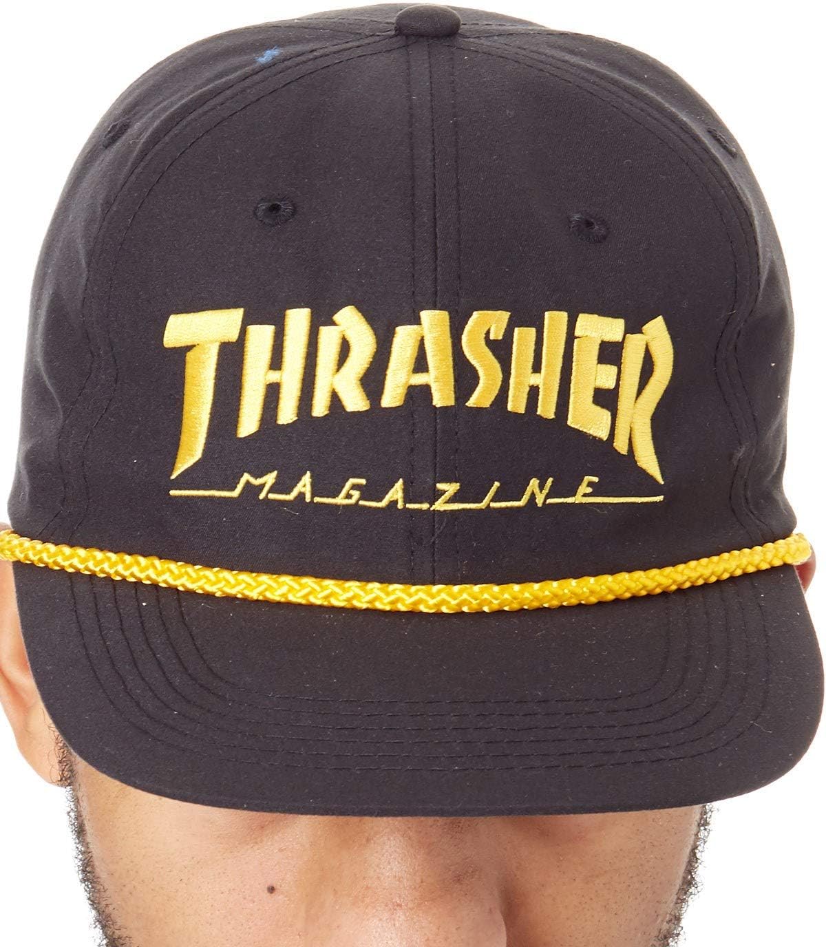 Buy Black Yellow Rope Snapback Hat by Thrasher at Ubuy Botswana