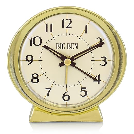 Westclox Classic Baby Ben Alarm Clock for Heavy Sleepers Authentic 1964 Design, Loud High Volume