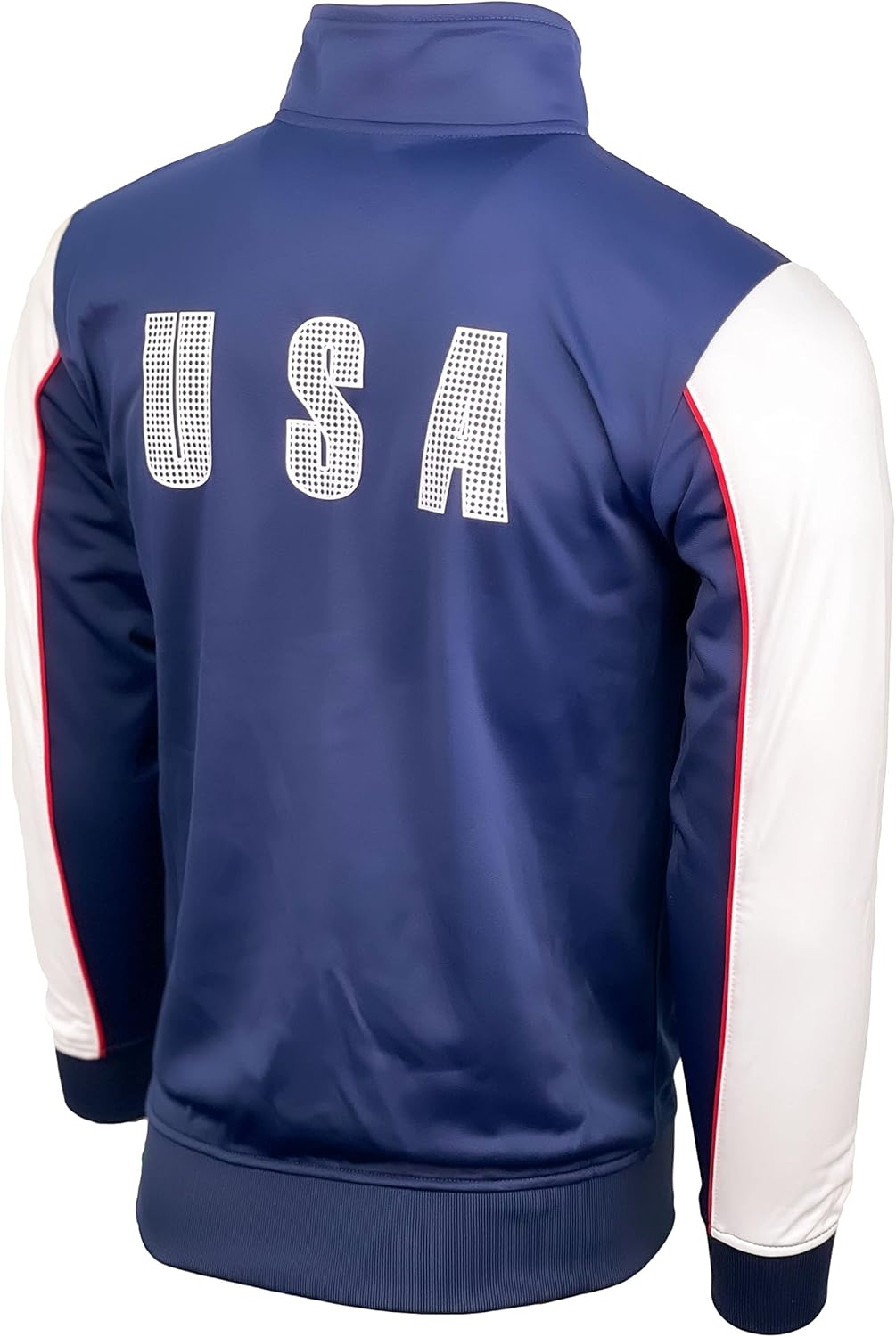 Men's USA Track Jacket, U.S. Full Zip Jacket, Adult Sizes Athletic Warm-up Jacket - Image 5