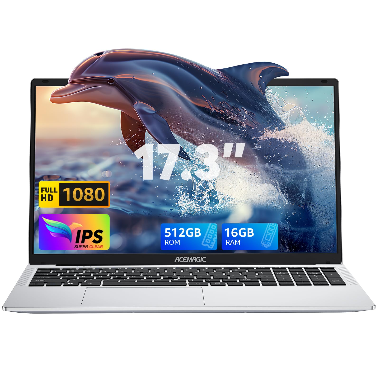 Amazon.com: ACEMAGIC 2024 Laptop,17.3-Inch FHD Display