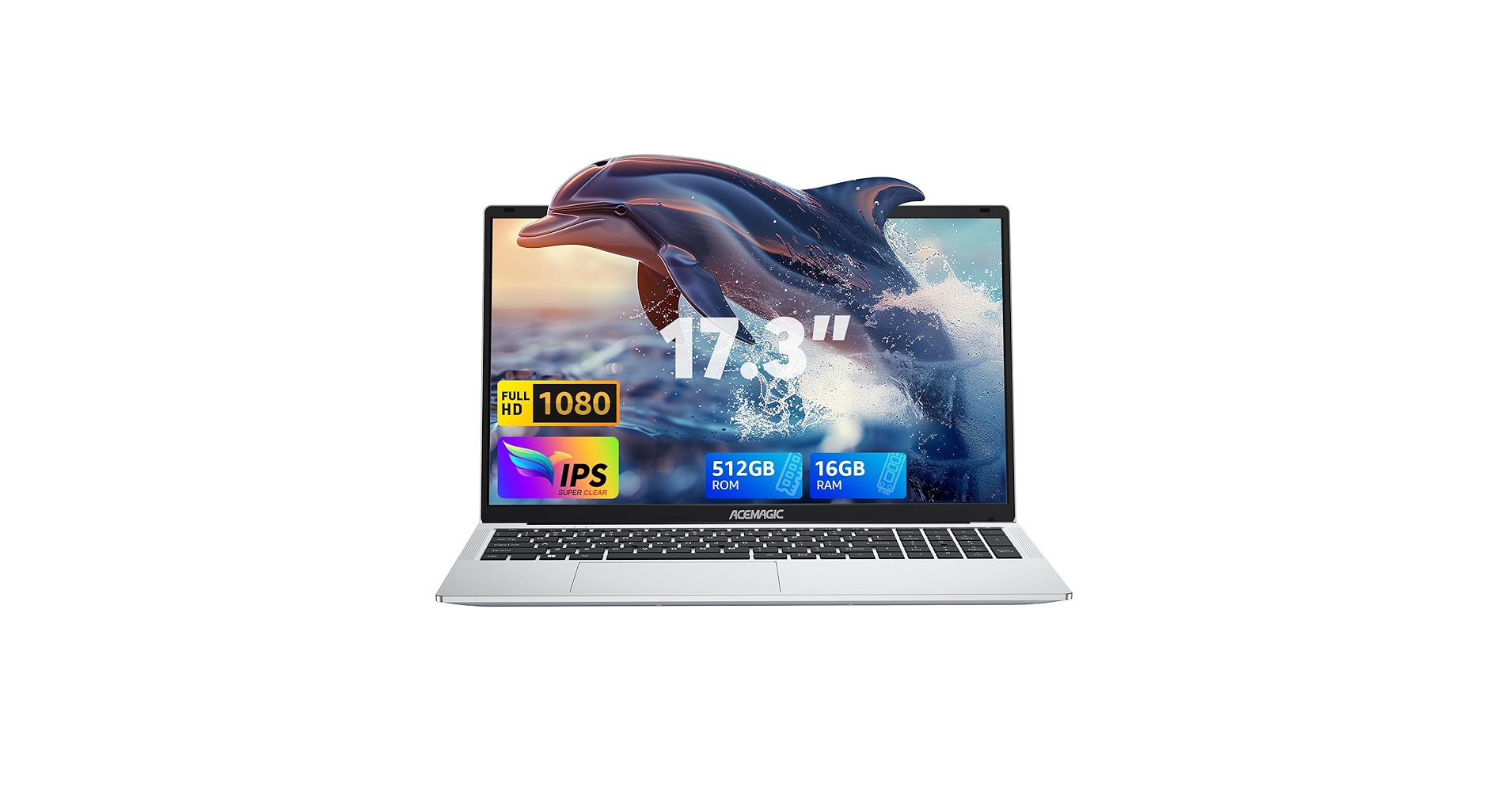 ACEMAGIC ノートパソコン シルバー i7 17.3 インチ 512GB ACEMAGIC ノートパソコン シルバー i7 17.3 インチ 512GB