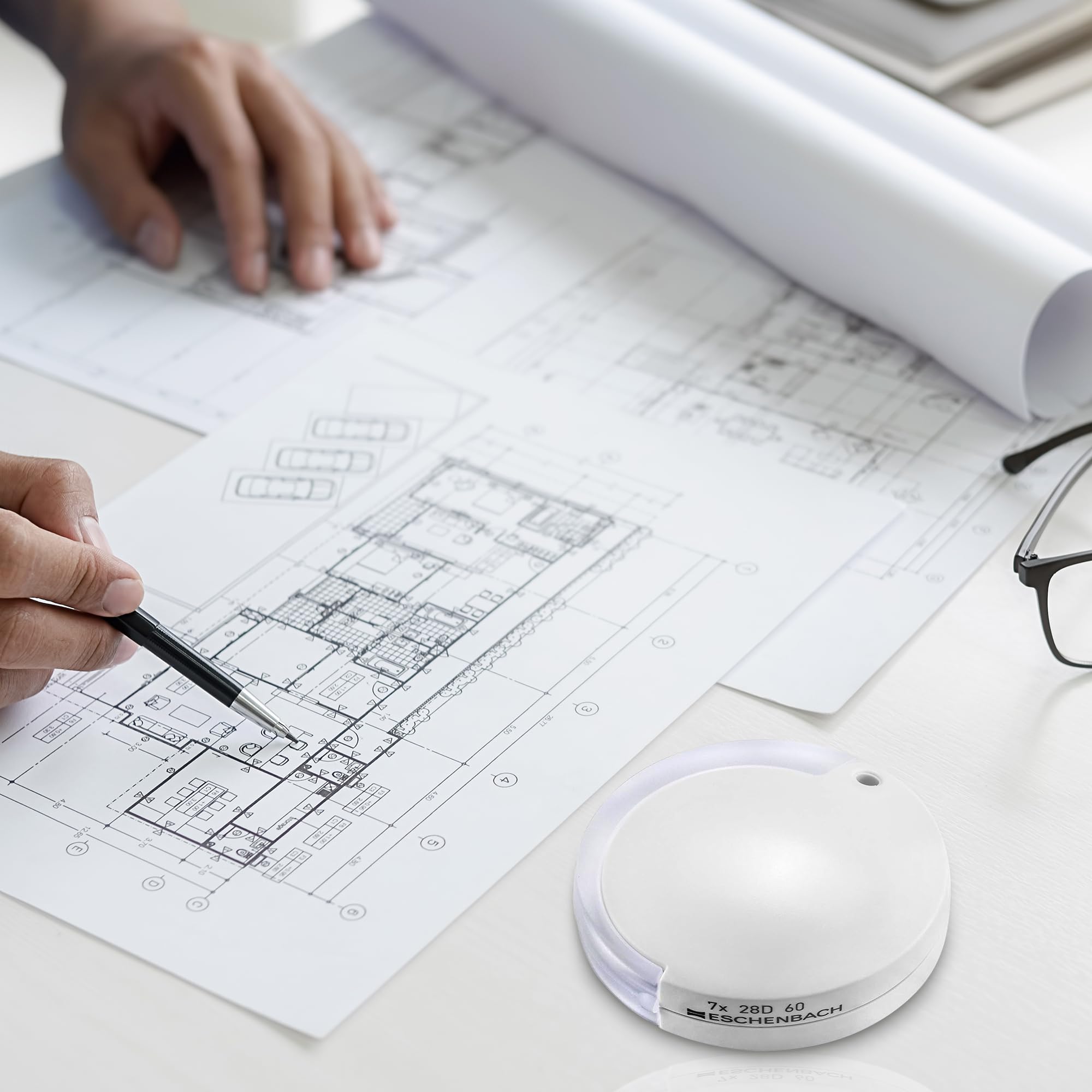 Amazon.co.jp: エッシェンバッハ モビレント 7倍 1710-97 ホワイト