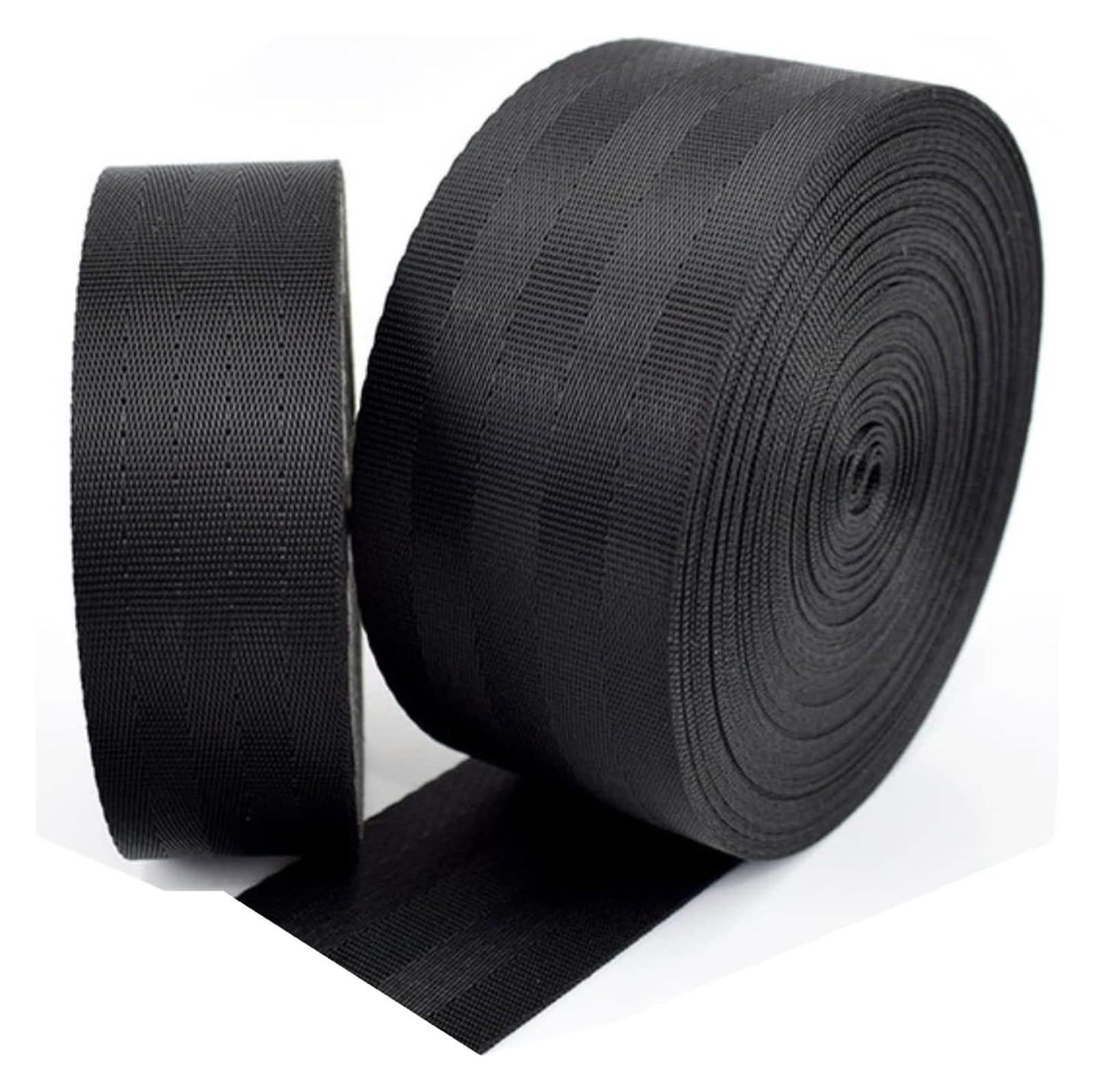 Correa de Nylon Correas de Nailon Negro, Cinta, Correa, Collar for Perro, Mochila, cinturón, Cintas DIY, encuadernación al bies